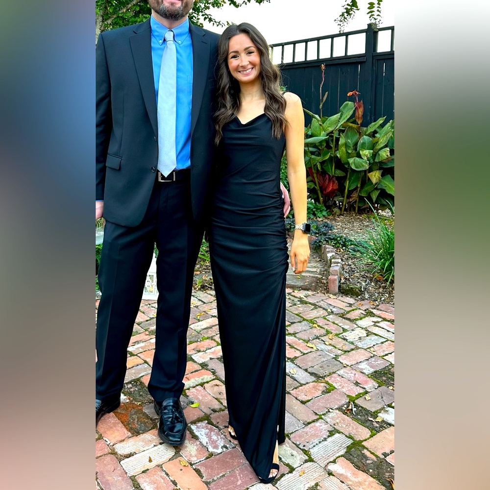 Black formal maxi dress